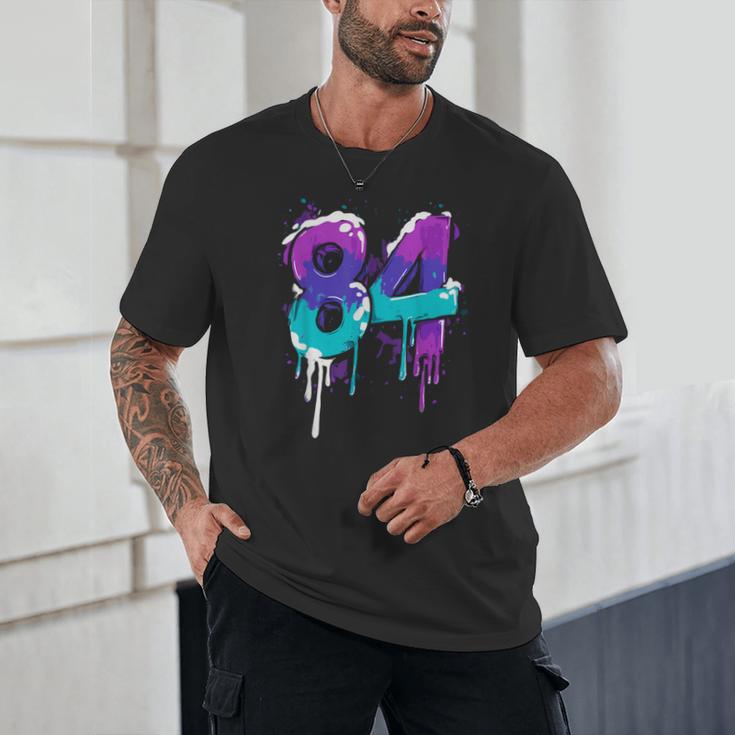 Vintage Baseball 84 Number Unisex T-Shirt