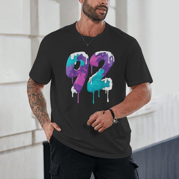 Vintage Baseball 92 Number Unisex T-Shirt