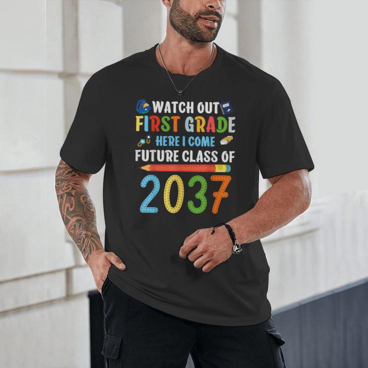 Watch Out First Grade Here I Come Shirts Back To School Unisex T-Shirt