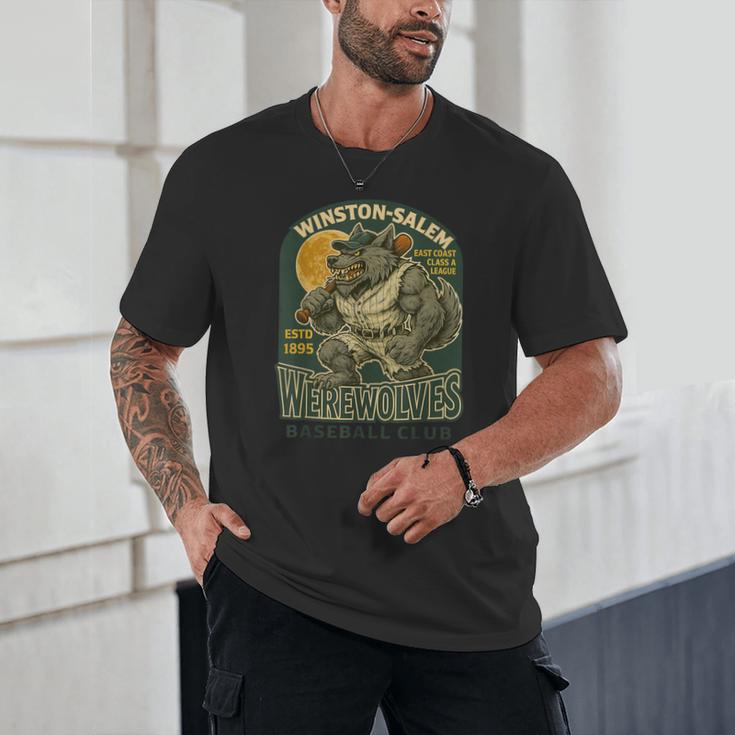 Winston-Salem Werewolves Minor League Baseball Club Unisex T-Shirt Winston-Salem Werewolves Minor League Baseball Club Unisex T-Shirt