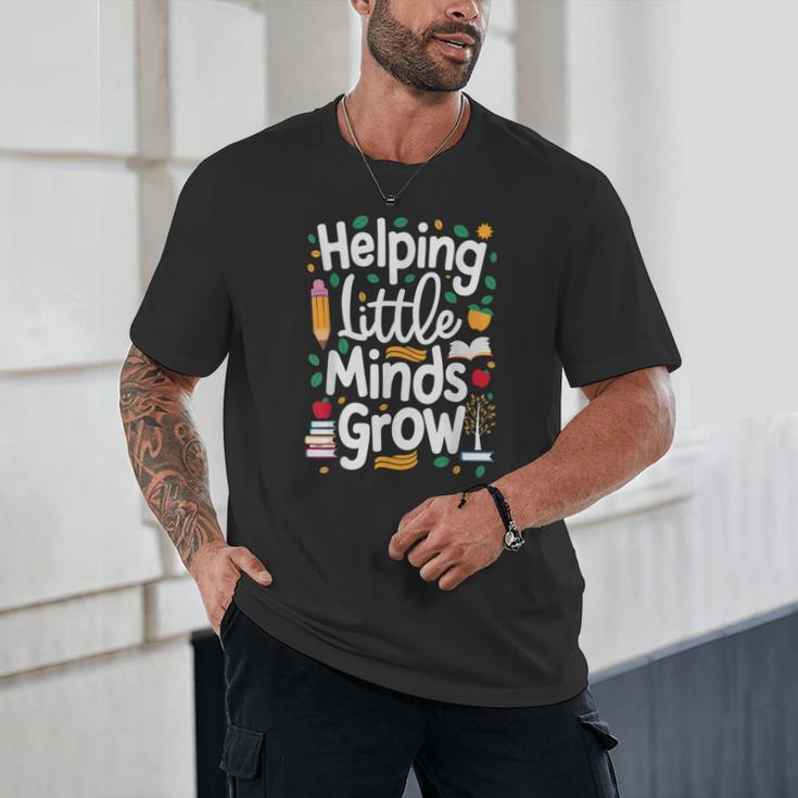 Women's Helping Little Minds Grow Back To School Apparel Unisex T-Shirt