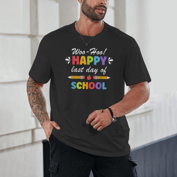Woo-Hoo Happy Last Day Of School Fun Back To School Unisex T-Shirt Woo-Hoo Happy Last Day Of School Fun Back To School Unisex T-Shirt