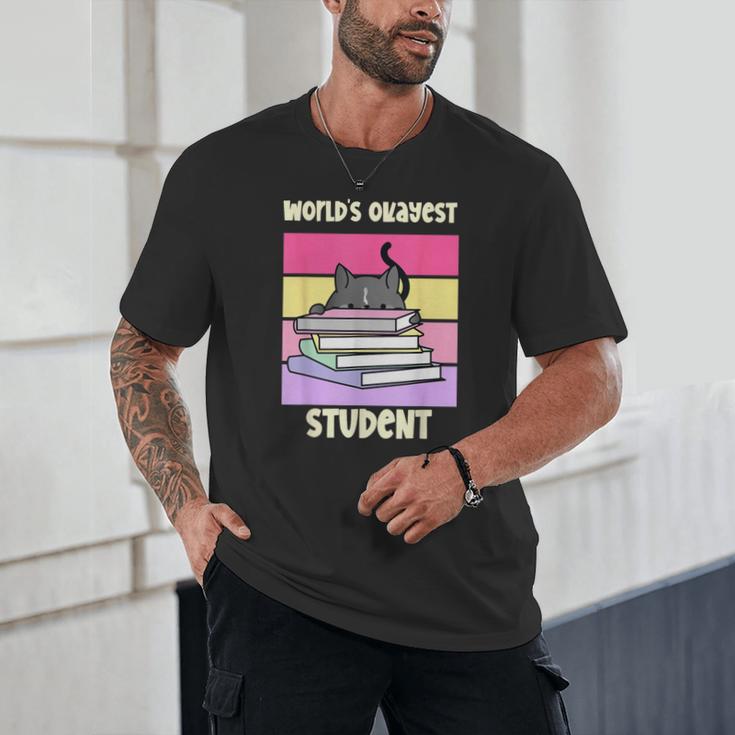 World's Okayest Student Fun Back To School & New Term Unisex T-Shirt World's Okayest Student Fun Back To School & New Term Unisex T-Shirt