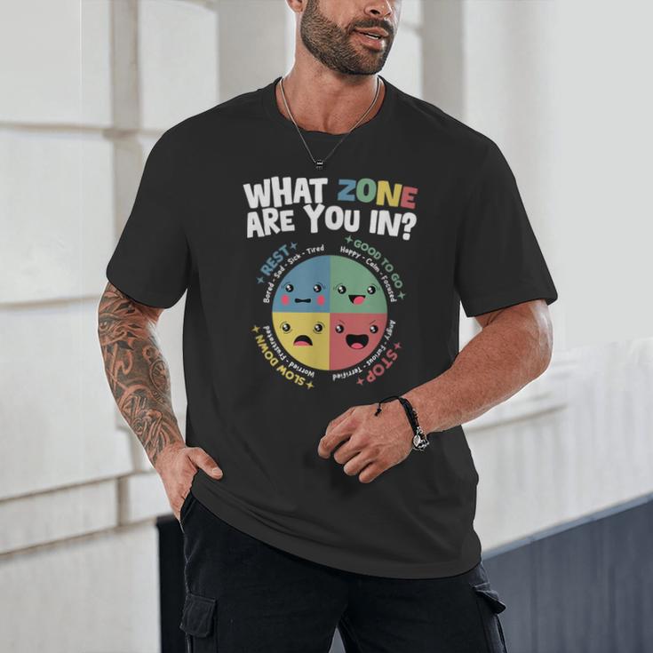 Zones Of Regulation School Counselor Back To School Emotion Unisex T-Shirt Zones Of Regulation School Counselor Back To School Emotion Unisex T-Shirt
