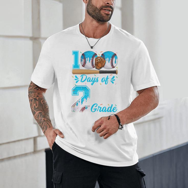 100 Days Of 2nd Grade Baseball 100th Day Of School Boys Kids Unisex T-Shirt 100 Days Of 2nd Grade Baseball 100th Day Of School Boys Kids Unisex T-Shirt