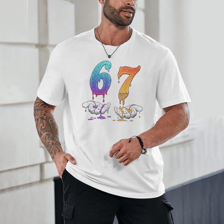 67 Meme Baseball Kids Girls Humor Number 6 7 Unisex T-Shirt 67 Meme Baseball Kids Girls Humor Number 6 7 Unisex T-Shirt