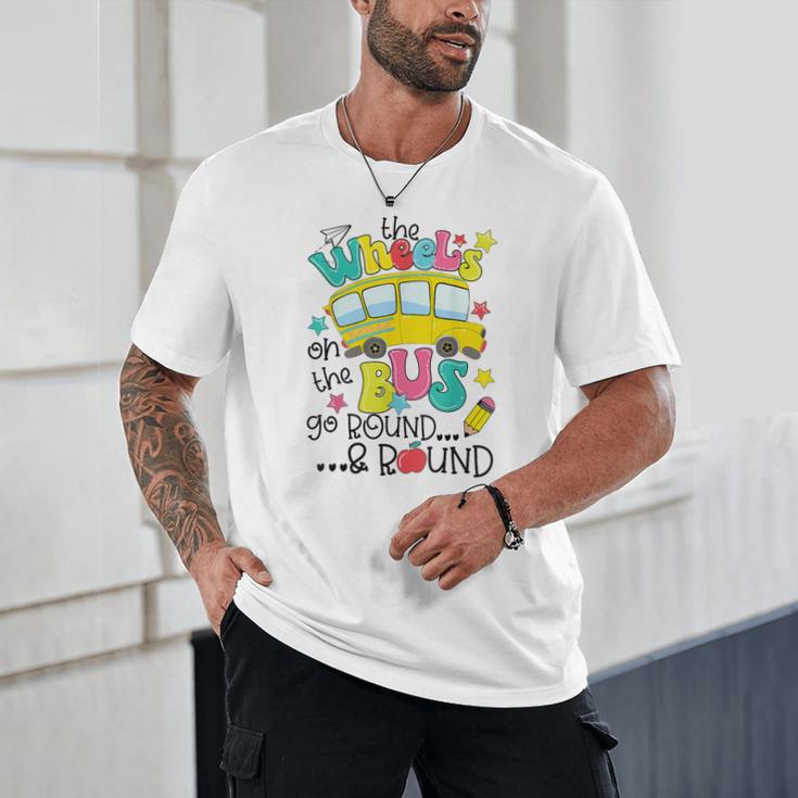 Back To School The WHEELS On The BUS Toddler Kids Boys Unisex T-Shirt Back To School The WHEELS On The BUS Toddler Kids Boys Unisex T-Shirt