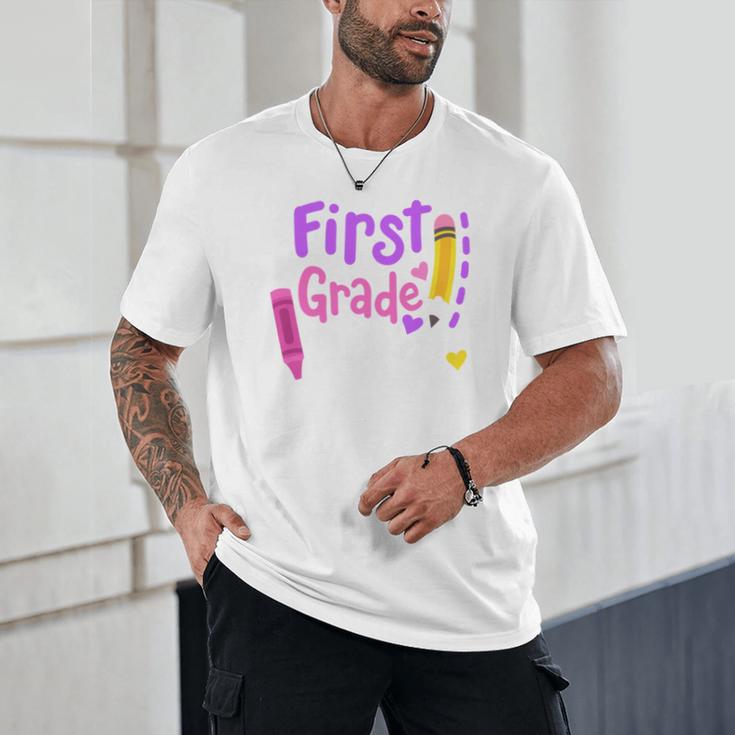 First Grade Diva Welcome Back To School 1st Grade Kids Performance Unisex T-Shirt First Grade Diva Welcome Back To School 1st Grade Kids Performance Unisex T-Shirt