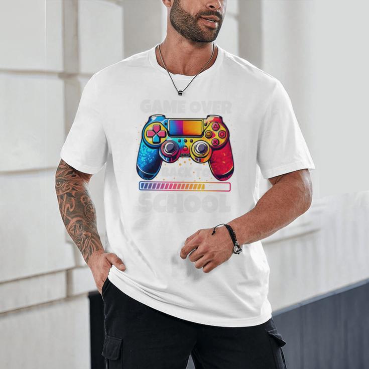 Game Over Back To School Gaming Controller Kids Gamer Premium Tri-Blend Unisex T-Shirt Game Over Back To School Gaming Controller Kids Gamer Premium Tri-Blend Unisex T-Shirt