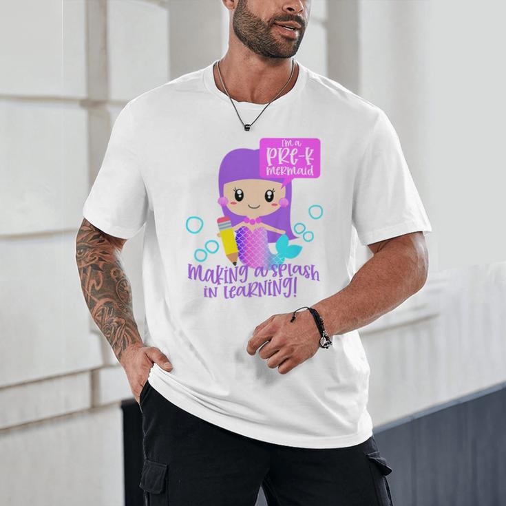 Kids Pre K Mermaid Back To School Toddler Girl First Day Of Prek Unisex T-Shirt Kids Pre K Mermaid Back To School Toddler Girl First Day Of Prek Unisex T-Shirt