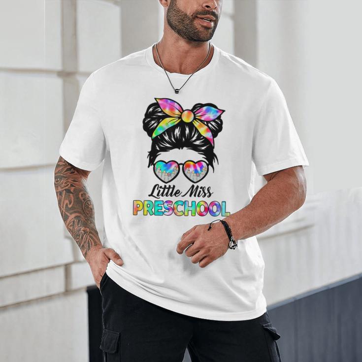 Little Miss Preschool First Day Back To School Girls Kids Unisex T-Shirt Little Miss Preschool First Day Back To School Girls Kids Unisex T-Shirt