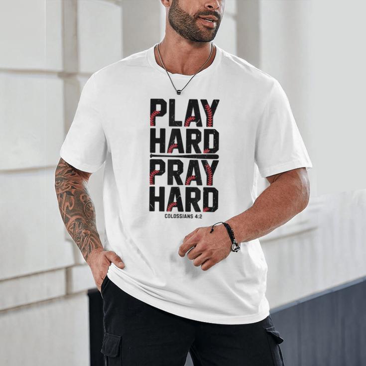 Play Hard Pray Hard Youth Boy Christian Baseball Jesus Unisex T-Shirt Play Hard Pray Hard Youth Boy Christian Baseball Jesus Unisex T-Shirt