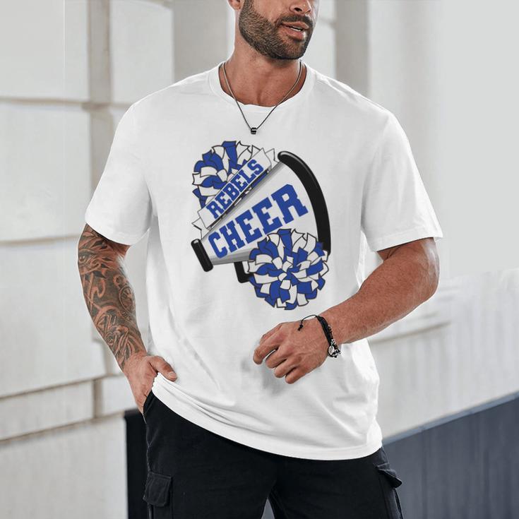 Rebels Cheer Back To School Cheerleading Spirit B Premium Tri-Blend Unisex T-Shirt