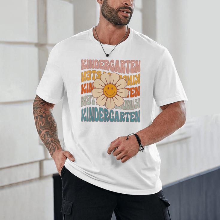 Retro Kindergarten Daisy Colorful Back To School Student Kid Unisex T-Shirt Retro Kindergarten Daisy Colorful Back To School Student Kid Unisex T-Shirt