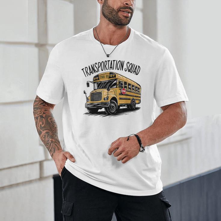 Transportation Squad Bus Drivers Back To School Unisex T-Shirt