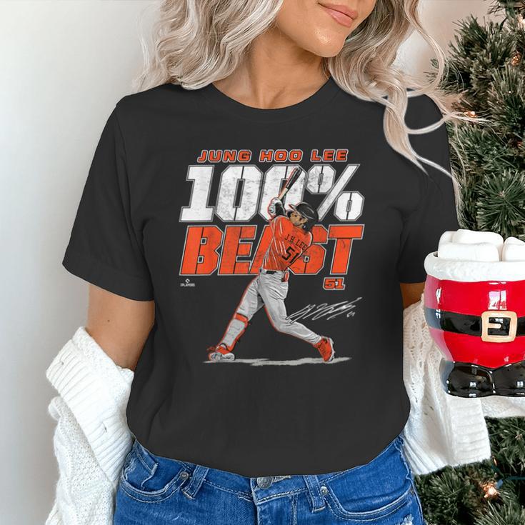 100 Beast Jung Hoo Lee San Francisco Baseball MLBPA Unisex T-Shirt