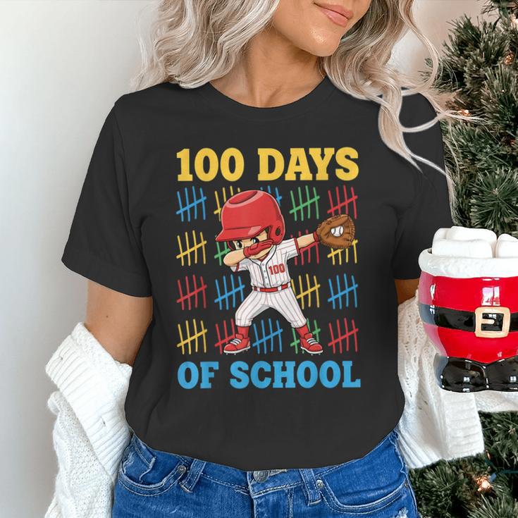100 Days Of School Baseball Bat 100th Day Of School Boys Unisex T-Shirt