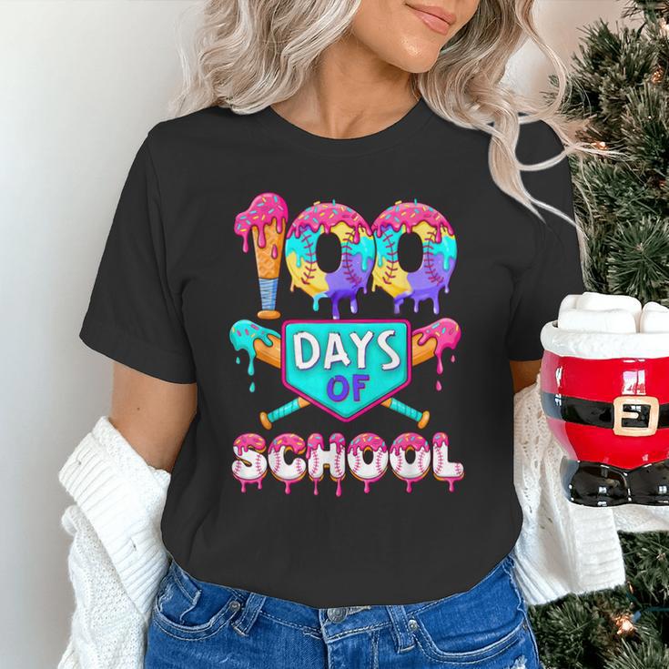 100 Days Of School Baseball Boys Kids Unisex T-Shirt
