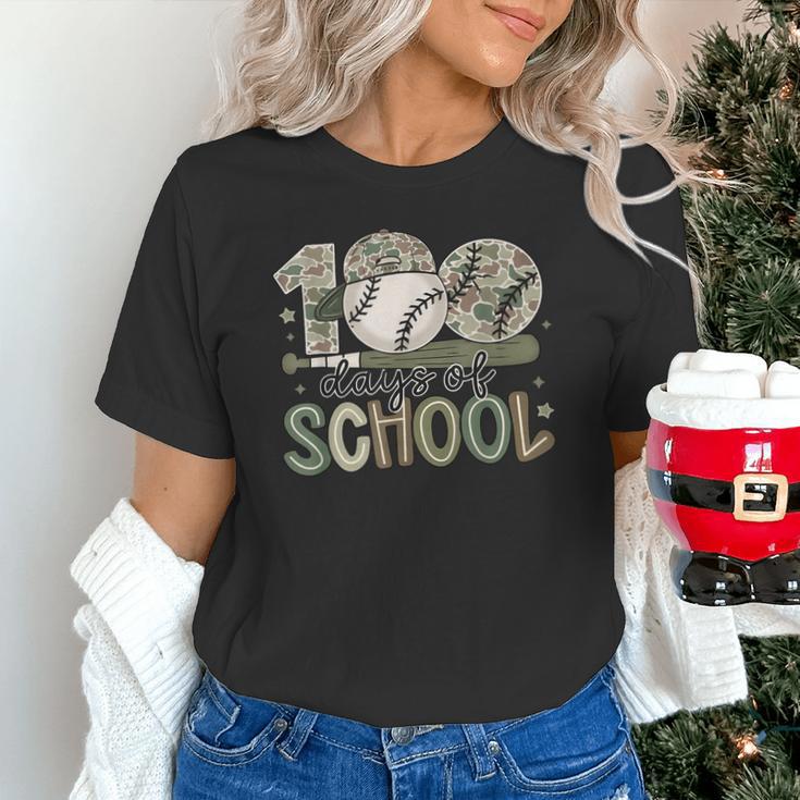100 Days Of School Baseball Camo Celebration Unisex T-Shirt 100 Days Of School Baseball Camo Celebration Unisex T-Shirt