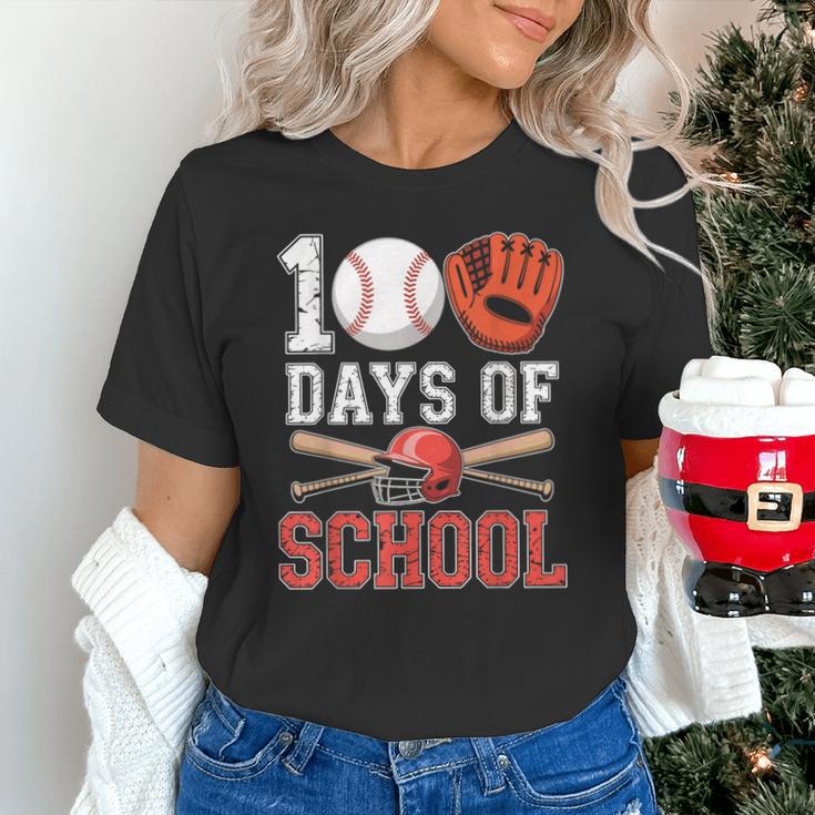 100 Days Of School Baseball Player Teacher Student Unisex T-Shirt