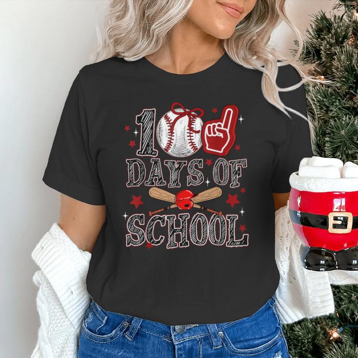 100 Days Of School Baseball Teacher 100 Days Smarter Student Unisex T-Shirt 100 Days Of School Baseball Teacher 100 Days Smarter Student Unisex T-Shirt