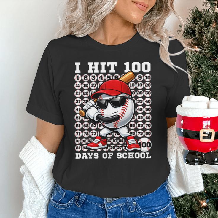 100 Days Of School Retro Baseball Sport For Boys Teachers Unisex T-Shirt