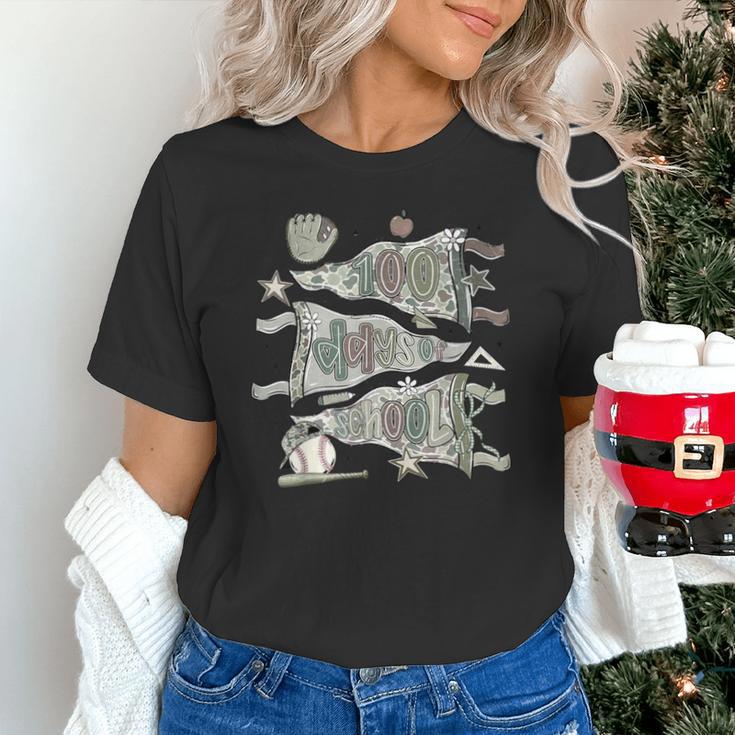 100 Days Smarter Baseball Sport School Celebration Unisex T-Shirt