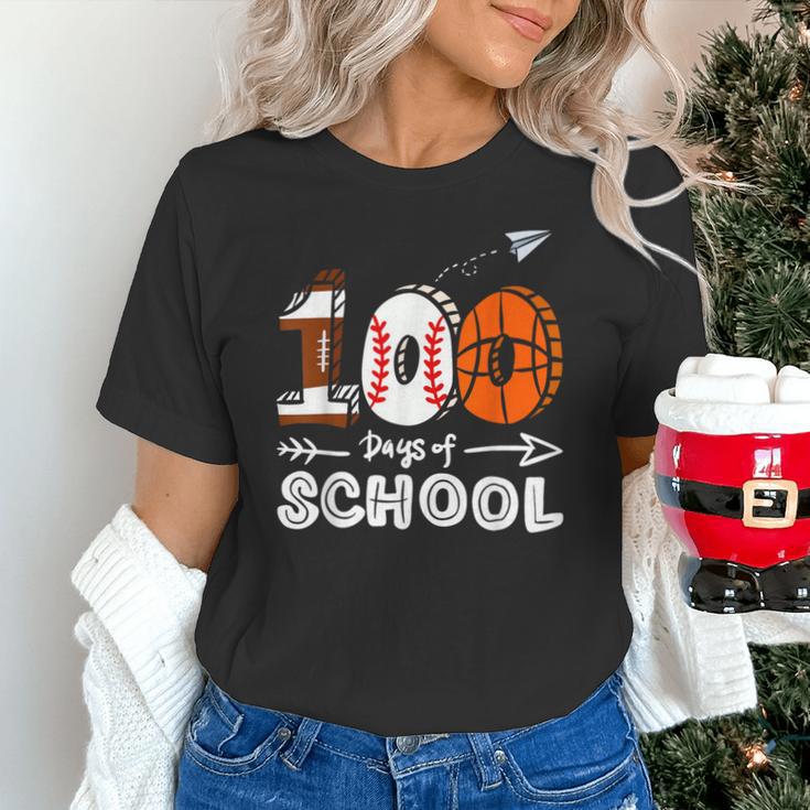100th Day Of School Basketball Baseball Football Kids Boys Unisex T-Shirt 100th Day Of School Basketball Baseball Football Kids Boys Unisex T-Shirt