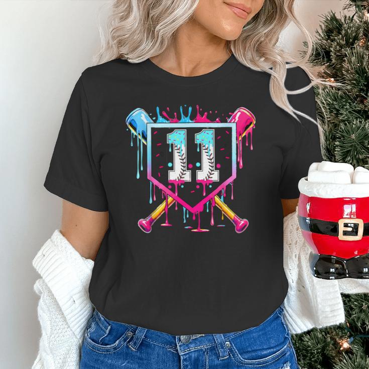 11th Birthday Boys Baseball Ice Cream Drip Boys Baseball Unisex T-Shirt