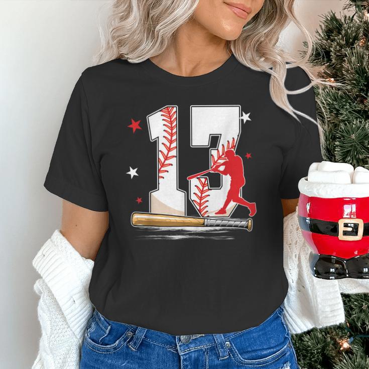 13 Years Old Baseball Birthday Boy 13th Bday Party Unisex T-Shirt