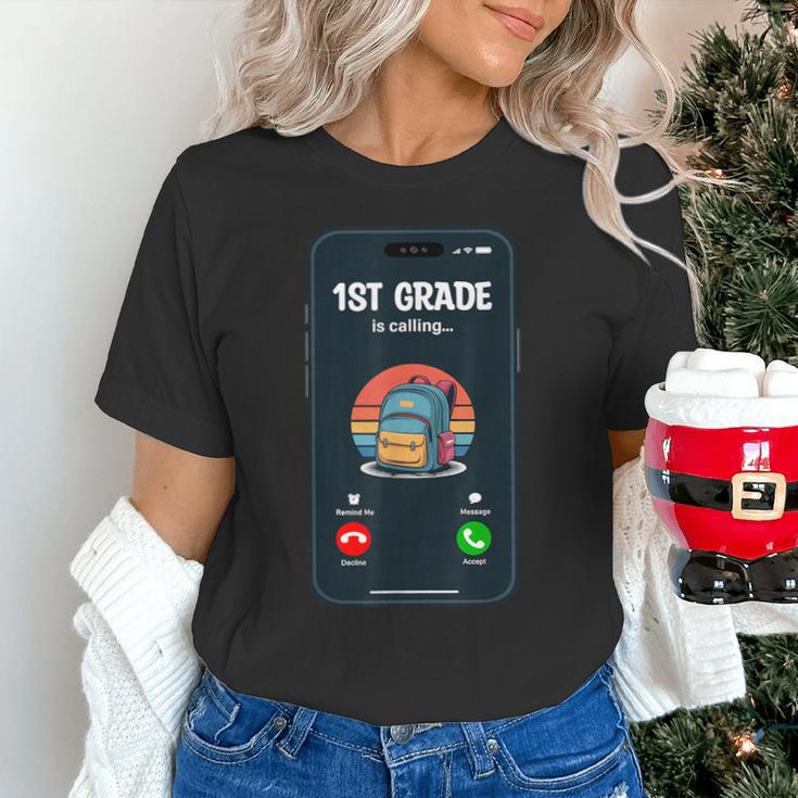 1st Grade Is Calling First Day Back To School First Grade Unisex T-Shirt 1st Grade Is Calling First Day Back To School First Grade Unisex T-Shirt