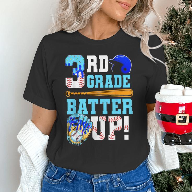 3rd Grade Back To School Baseball Drip Ice Cream Batter Up Unisex T-Shirt