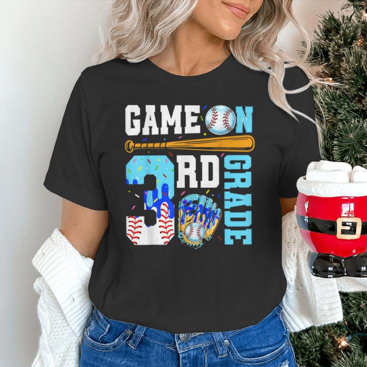 3rd Grade Back To School Baseball Drip Ice Cream Game On Unisex T-Shirt 3rd Grade Back To School Baseball Drip Ice Cream Game On Unisex T-Shirt
