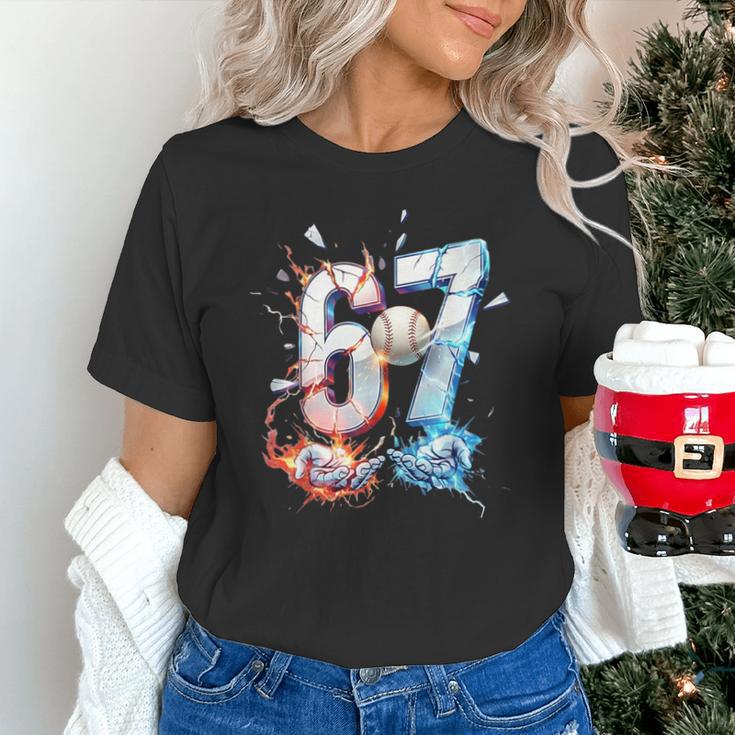 6 7 Baseball Six Seven Meme 67 Hands Kids Men Women Unisex T-Shirt 6 7 Baseball Six Seven Meme 67 Hands Kids Men Women Unisex T-Shirt