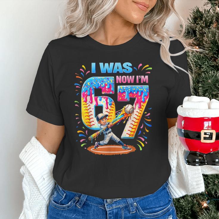 I Was 6 Now I'm 7 Baseball Birthday Boy For Teens Kids Unisex T-Shirt I Was 6 Now I'm 7 Baseball Birthday Boy For Teens Kids Unisex T-Shirt