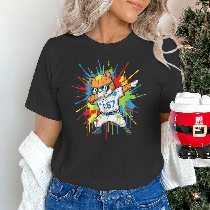 67 Baseball Dabbing Cat 6 7 Dripping Ice Cream Meme Unisex T-Shirt 67 Baseball Dabbing Cat 6 7 Dripping Ice Cream Meme Unisex T-Shirt