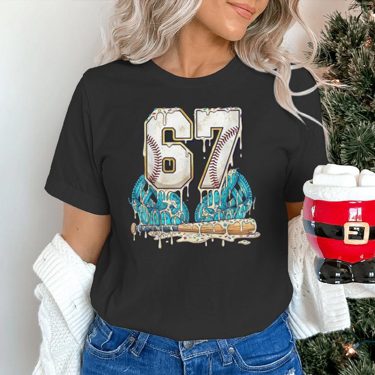 67 Baseball Drip Boys Youth Kids 6-7 Ice Cream Dripping 6 7 Unisex T-Shirt