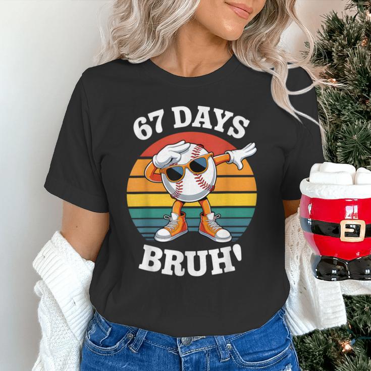 67 Days Of School Bruh Teacher Kids Dabbing Baseball Unisex T-Shirt 67 Days Of School Bruh Teacher Kids Dabbing Baseball Unisex T-Shirt
