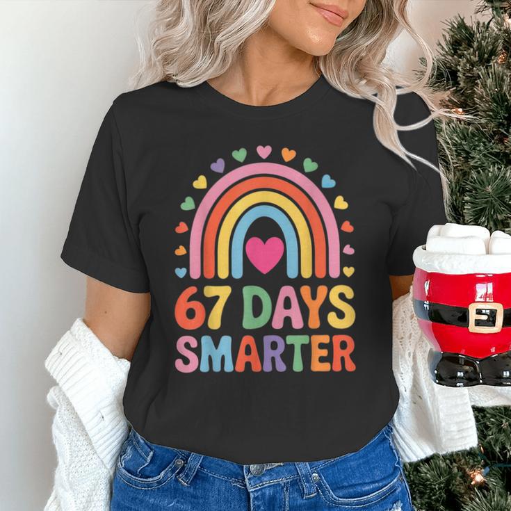 67 Days Smarter Rainbow For Back To School Kids Unisex T-Shirt
