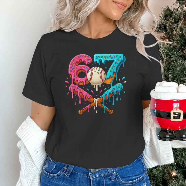 67 Ice Cream Drip Baseball Meme – Six Seven Gen Alpha Unisex T-Shirt