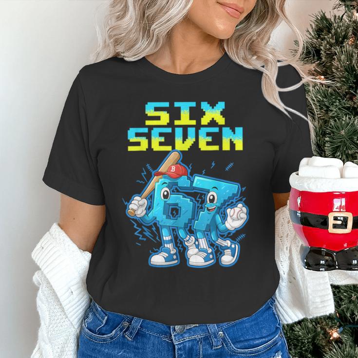 67 Six Seven 6-7 Italian Brainrot Kids Baseball Meme Unisex T-Shirt 67 Six Seven 6-7 Italian Brainrot Kids Baseball Meme Unisex T-Shirt