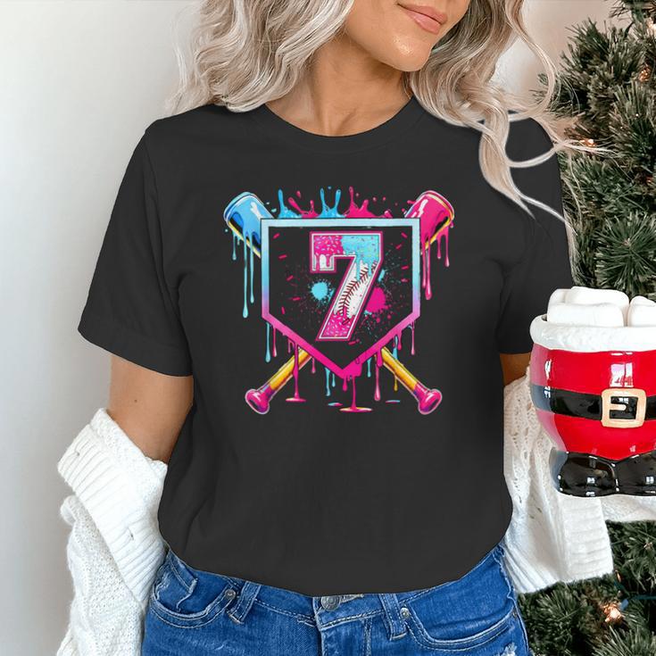7th Birthday Boys Baseball Ice Cream Drip Boys Baseball Unisex T-Shirt 7th Birthday Boys Baseball Ice Cream Drip Boys Baseball Unisex T-Shirt