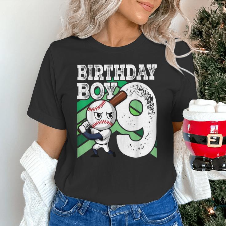 9th Birthday Baseball Birthday Party 9th Birthday Boy Unisex T-Shirt