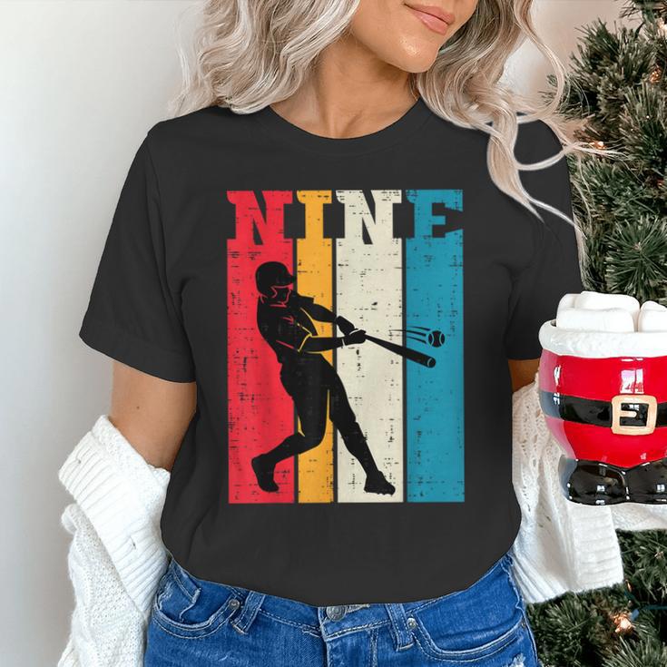 9th Birthday Nine Baseball Batter 9 Year Old Bday Boys Kids Unisex T-Shirt