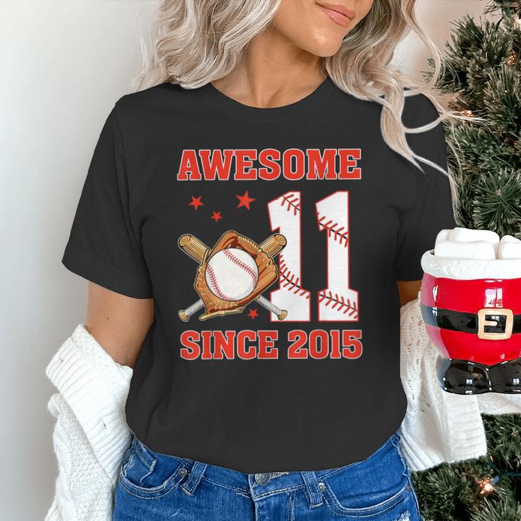 Awesome Since 2015 11 Year Old Boys Bday Baseball Theme Unisex T-Shirt Awesome Since 2015 11 Year Old Boys Bday Baseball Theme Unisex T-Shirt