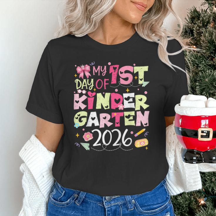 Back To School My 1st Day Of Kindergarten 2026 Bow Unisex T-Shirt Back To School My 1st Day Of Kindergarten 2026 Bow Unisex T-Shirt