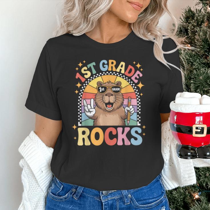 Back To School 1st Grade Capybara First Grade Rocks Unisex T-Shirt Back To School 1st Grade Capybara First Grade Rocks Unisex T-Shirt