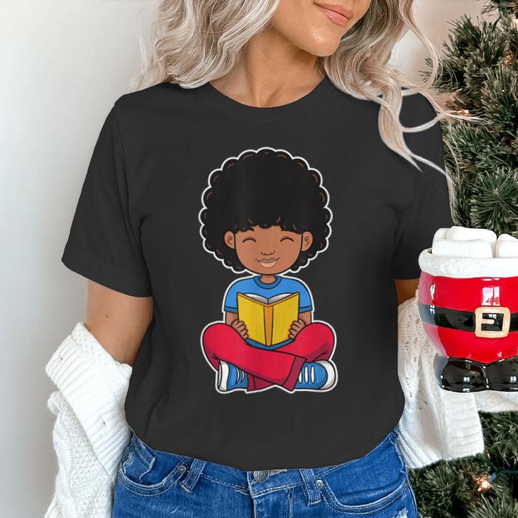 Back To School Afro African American Boy Student Unisex T-Shirt