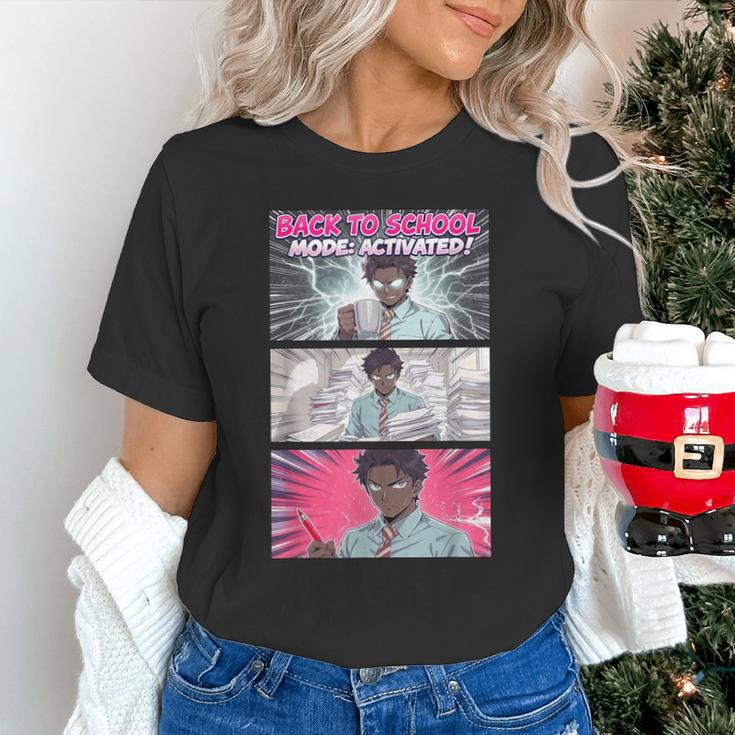 Back To School Anime Boys Student Girl Manga Kawaii Taecher Unisex T-Shirt