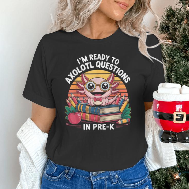 Back To School Axolotl Design For Pre-K Students Unisex T-Shirt